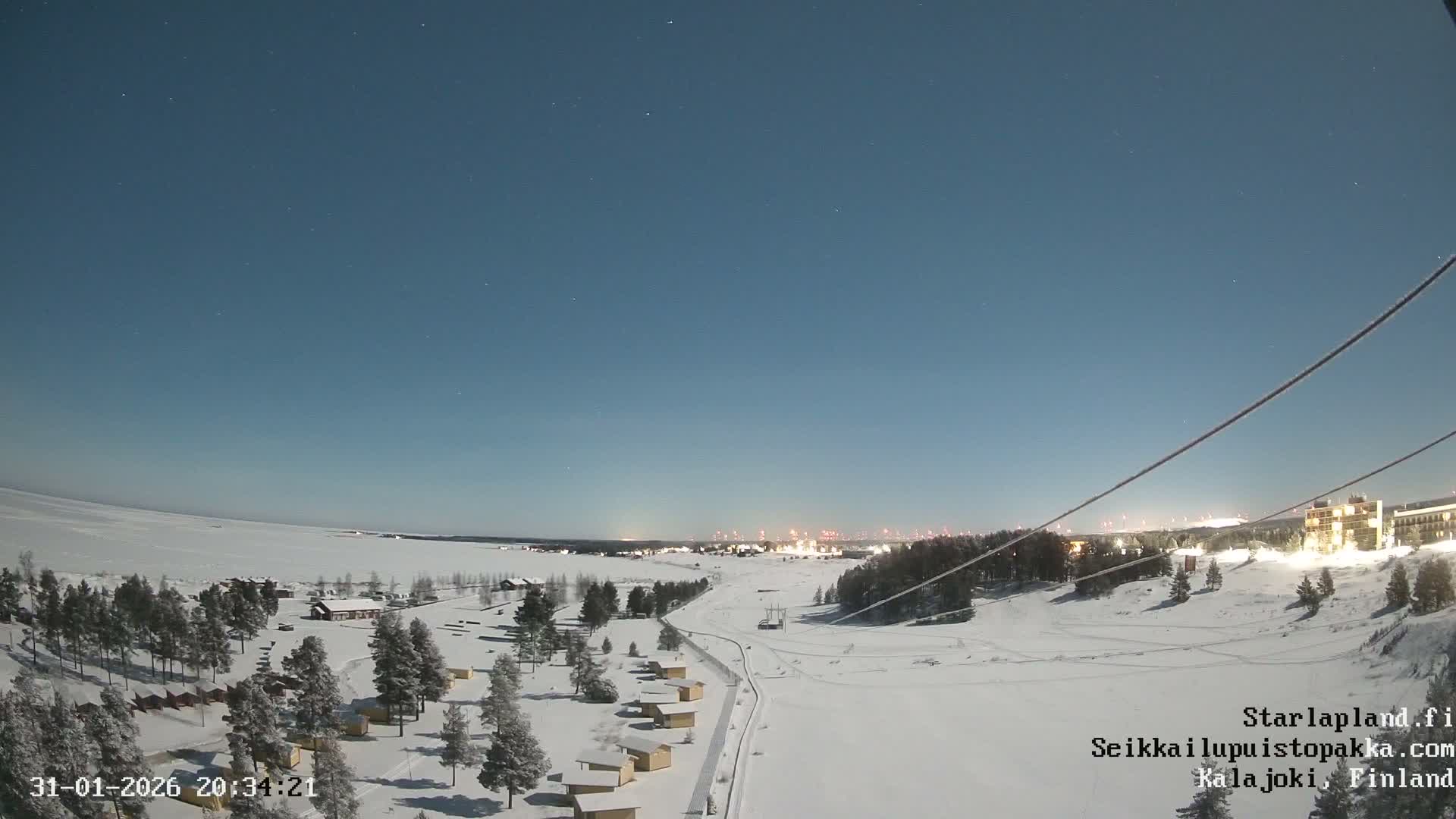 Adventure Park Pakka, Kalajoki, Aurora Boreails/Northern Lights  Live Cam - Kalajoki, Ylivieska, North Ostrobothnia, Finland