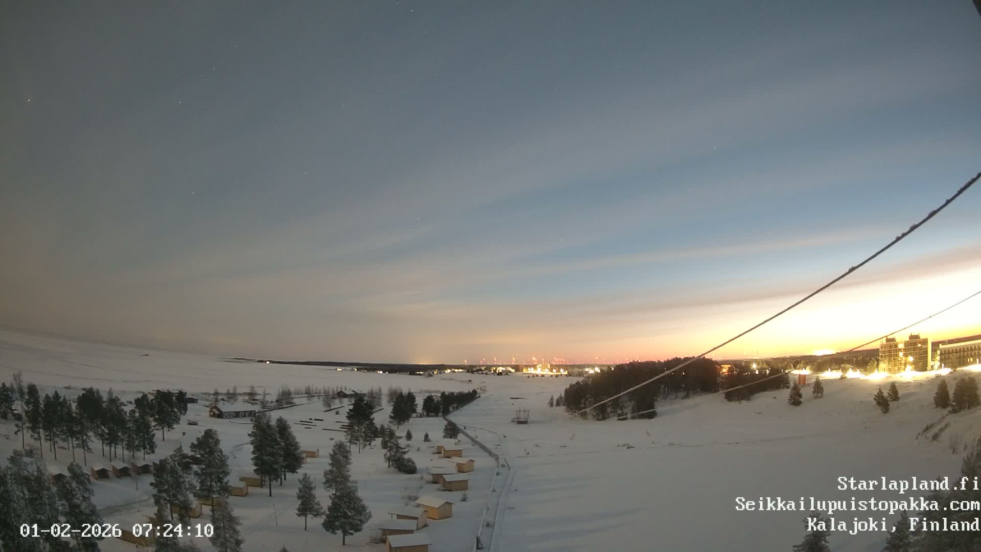 Adventure Park Pakka, Kalajoki, Aurora Boreails/Northern Lights  Live Cam - Kalajoki, Ylivieska, North Ostrobothnia, Finland
