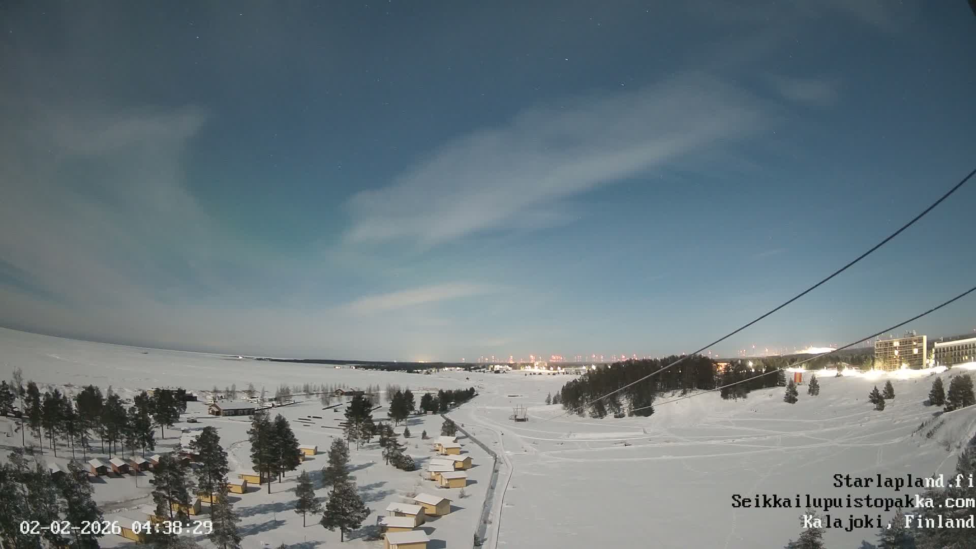 Adventure Park Pakka, Kalajoki, Aurora Boreails/Northern Lights  Live Cam - Kalajoki, Ylivieska, North Ostrobothnia, Finland