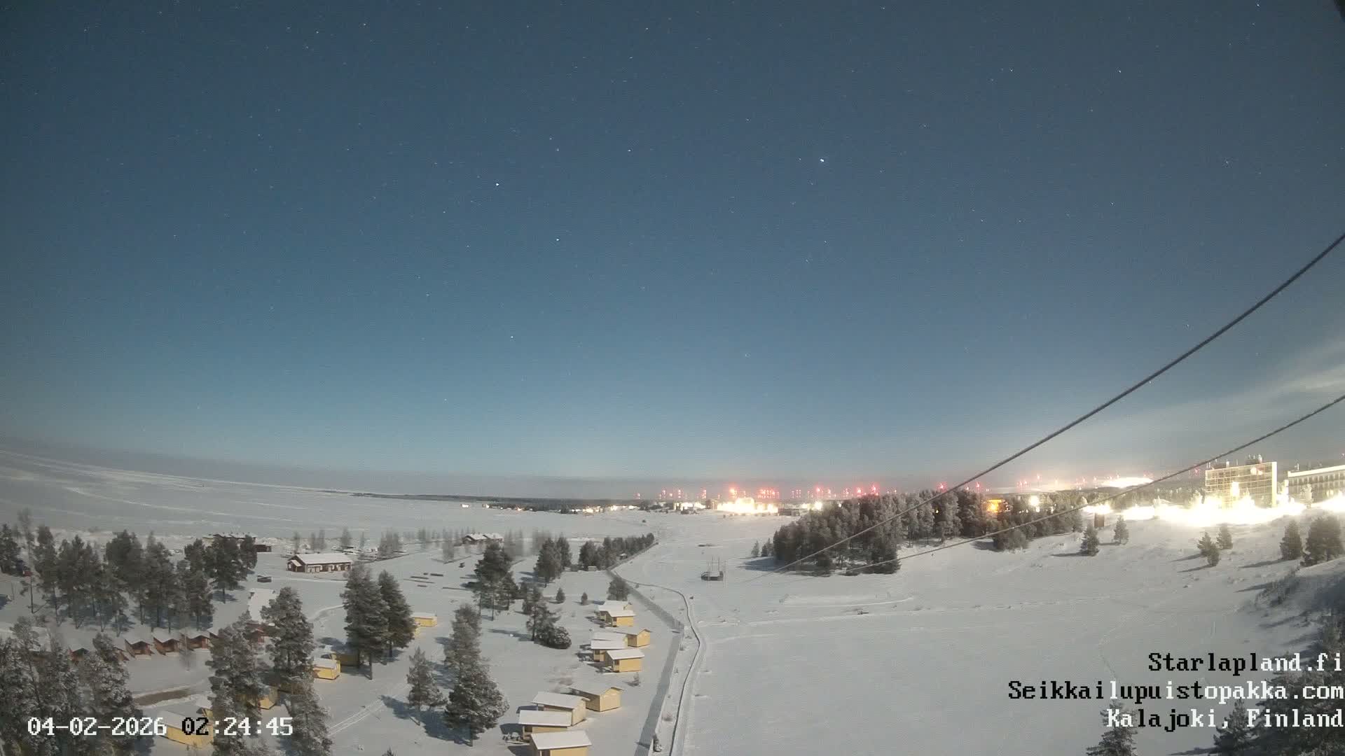 Adventure Park Pakka, Kalajoki, Aurora Boreails/Northern Lights  Live Cam - Kalajoki, Ylivieska, North Ostrobothnia, Finland