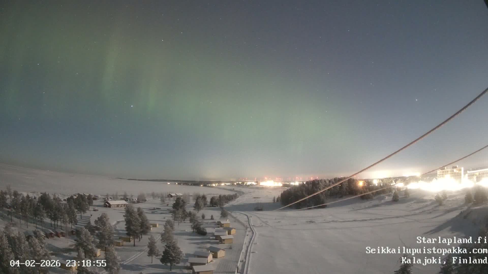 Adventure Park Pakka, Kalajoki, Aurora Boreails/Northern Lights  Live Cam - Kalajoki, Ylivieska, North Ostrobothnia, Finland