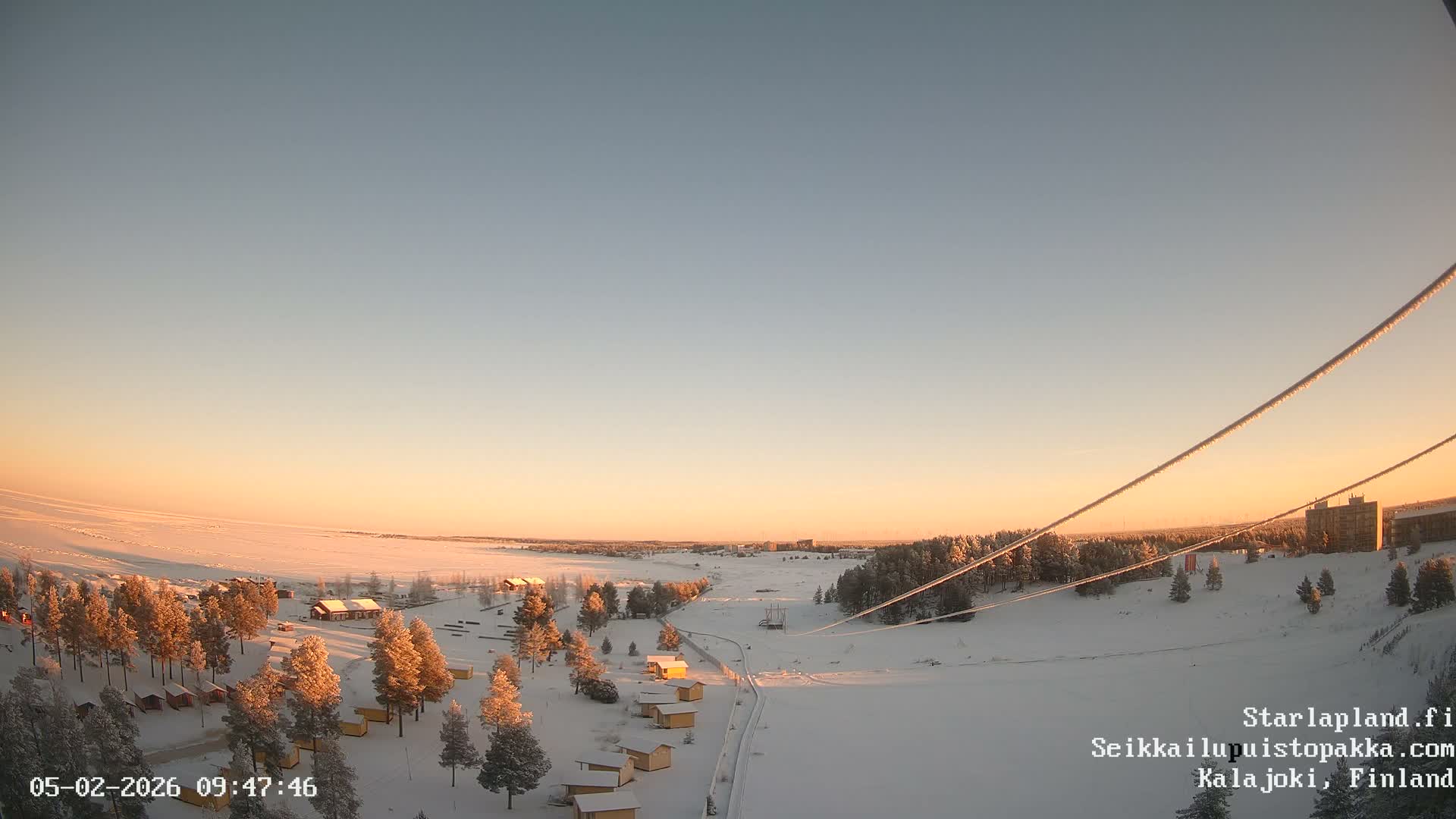 Adventure Park Pakka, Kalajoki, Aurora Boreails/Northern Lights  Live Cam - Kalajoki, Ylivieska, North Ostrobothnia, Finland