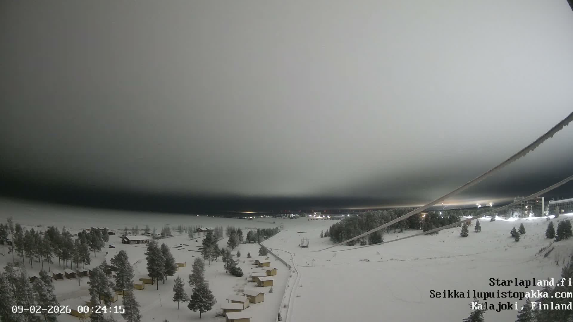 Adventure Park Pakka, Kalajoki, Aurora Boreails/Northern Lights  Live Cam - Kalajoki, Ylivieska, North Ostrobothnia, Finland