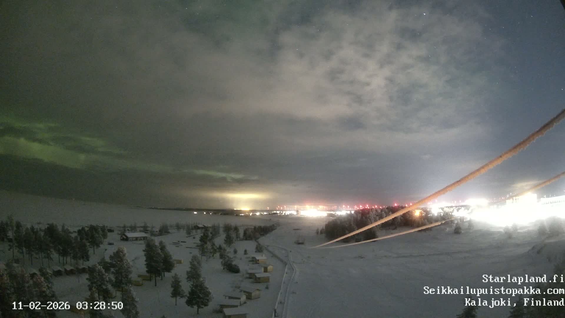 Adventure Park Pakka, Kalajoki, Aurora Boreails/Northern Lights  Live Cam - Kalajoki, Ylivieska, North Ostrobothnia, Finland