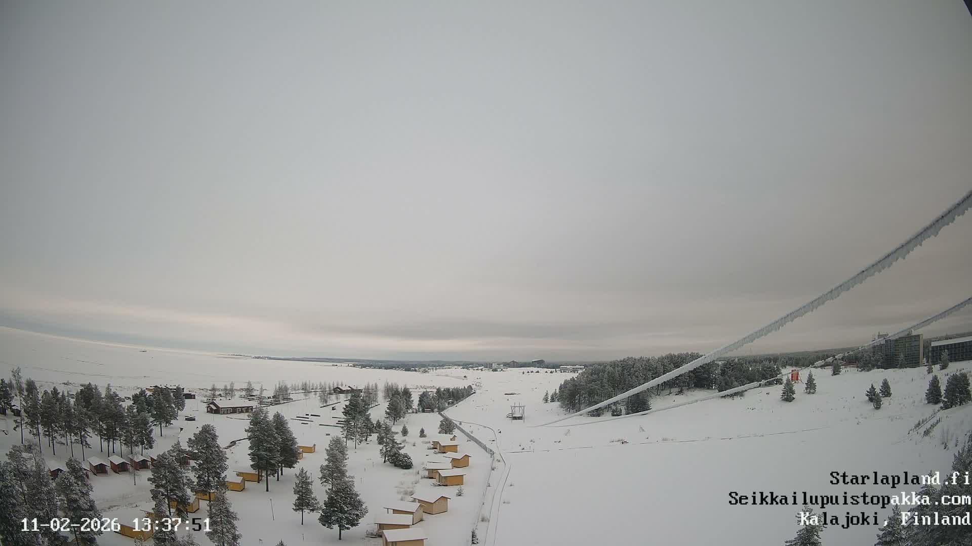 Adventure Park Pakka, Kalajoki, Aurora Boreails/Northern Lights  Live Cam - Kalajoki, Ylivieska, North Ostrobothnia, Finland