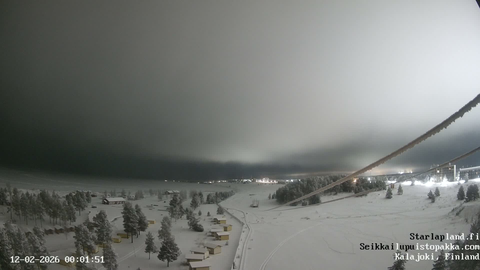 Adventure Park Pakka, Kalajoki, Aurora Boreails/Northern Lights  Live Cam - Kalajoki, Ylivieska, North Ostrobothnia, Finland