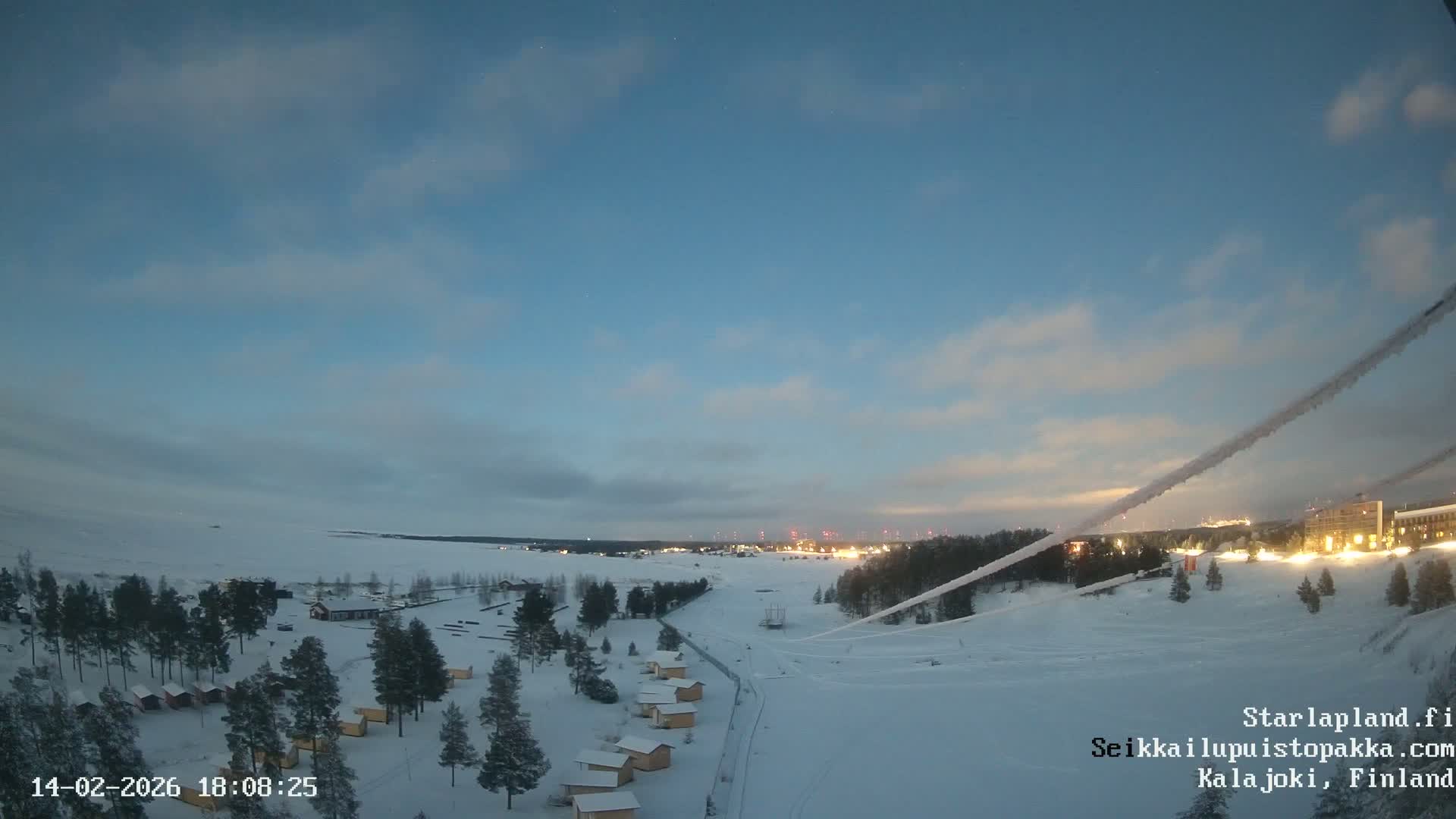 Adventure Park Pakka, Kalajoki, Aurora Boreails/Northern Lights  Live Cam - Kalajoki, Ylivieska, North Ostrobothnia, Finland