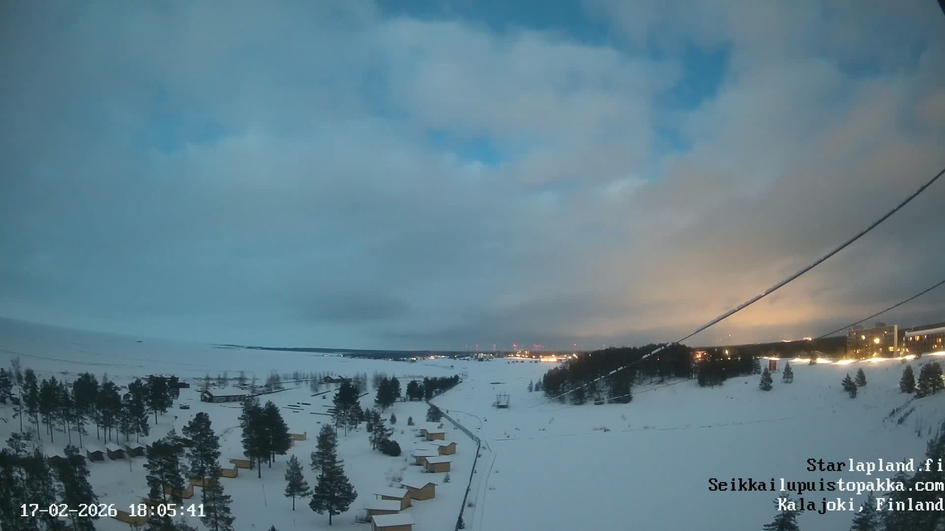 Adventure Park Pakka, Kalajoki, Aurora Boreails/Northern Lights  Live Cam - Kalajoki, Ylivieska, North Ostrobothnia, Finland