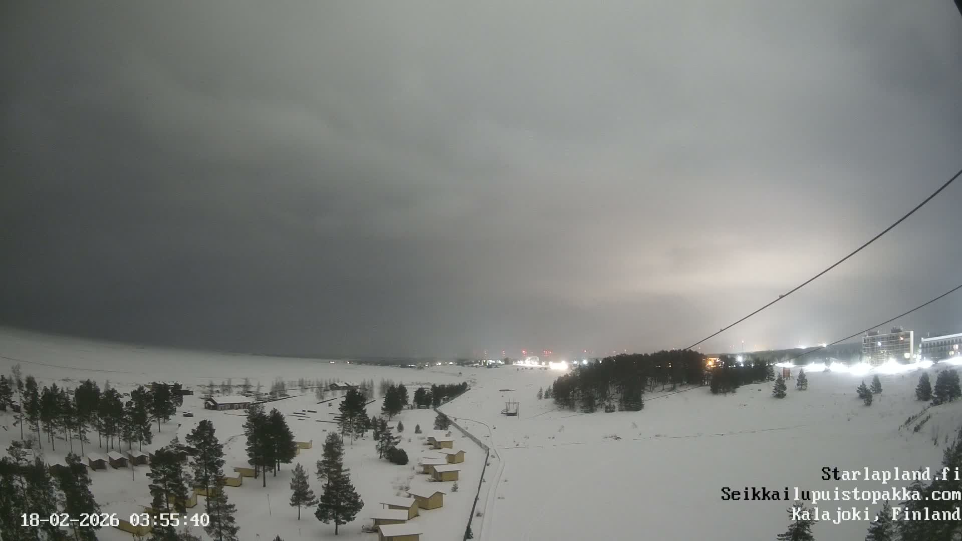 Adventure Park Pakka, Kalajoki, Aurora Boreails/Northern Lights  Live Cam - Kalajoki, Ylivieska, North Ostrobothnia, Finland