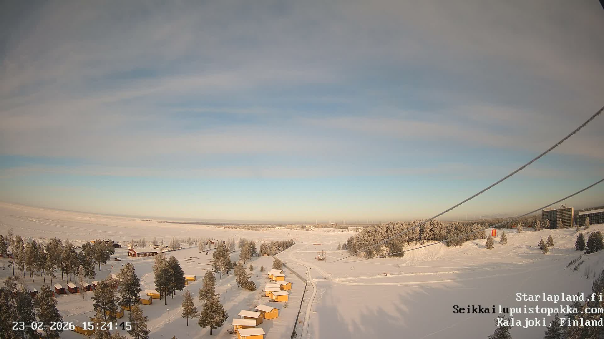 Adventure Park Pakka, Kalajoki, Aurora Boreails/Northern Lights  Live Cam - Kalajoki, Ylivieska, North Ostrobothnia, Finland