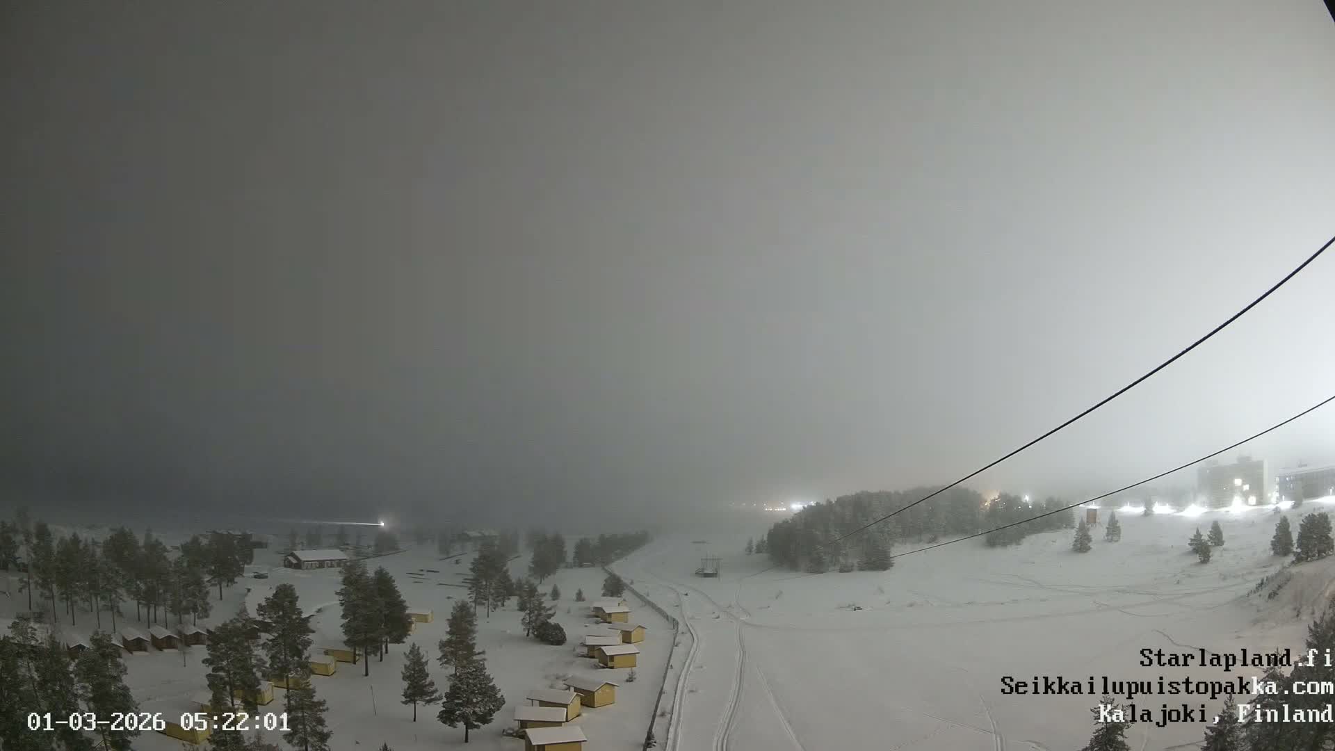 Adventure Park Pakka, Kalajoki, Aurora Boreails/Northern Lights  Live Cam - Kalajoki, Ylivieska, North Ostrobothnia, Finland