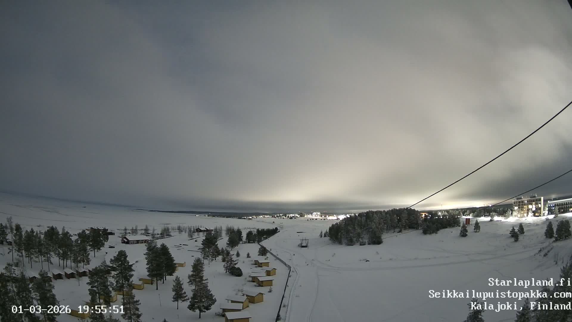 Adventure Park Pakka, Kalajoki, Aurora Boreails/Northern Lights  Live Cam - Kalajoki, Ylivieska, North Ostrobothnia, Finland