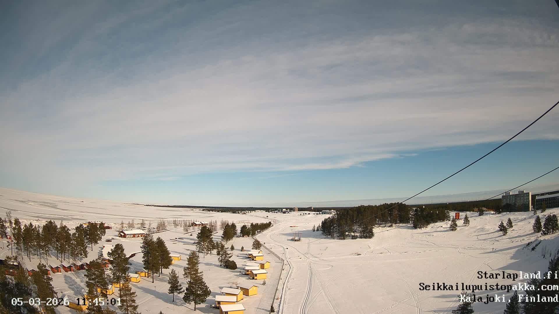 Adventure Park Pakka, Kalajoki, Aurora Boreails/Northern Lights  Live Cam - Kalajoki, Ylivieska, North Ostrobothnia, Finland