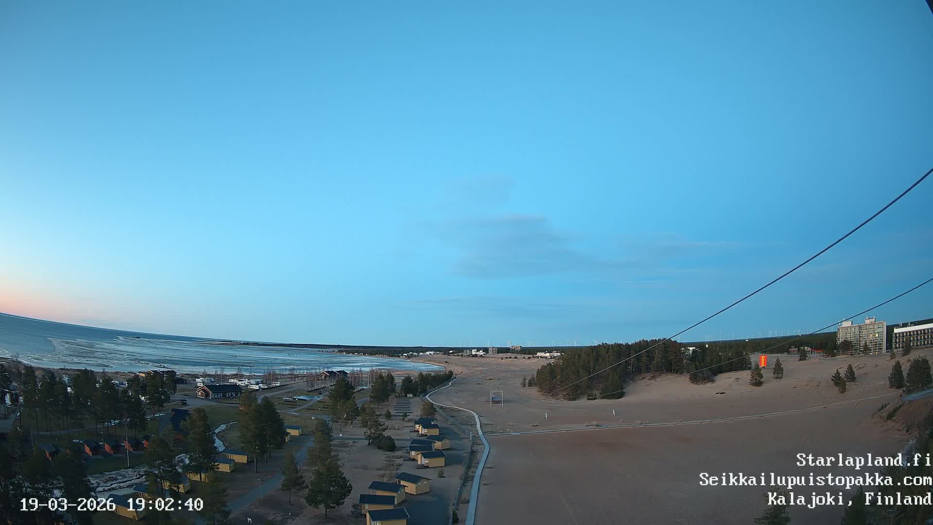 Adventure Park Pakka, Kalajoki, Aurora Boreails/Northern Lights  Live Cam - Kalajoki, Ylivieska, North Ostrobothnia, Finland