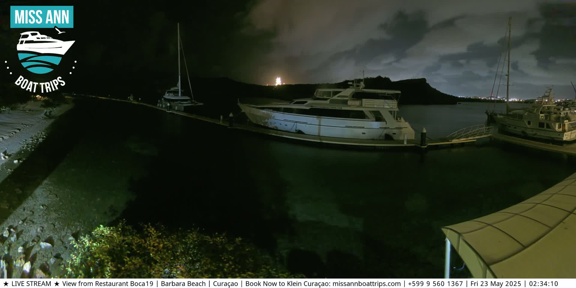 Carribean, Curacao, Santa Barbara Beach Boat Trips Live Cam - Curacao, Curaçao, Netherland