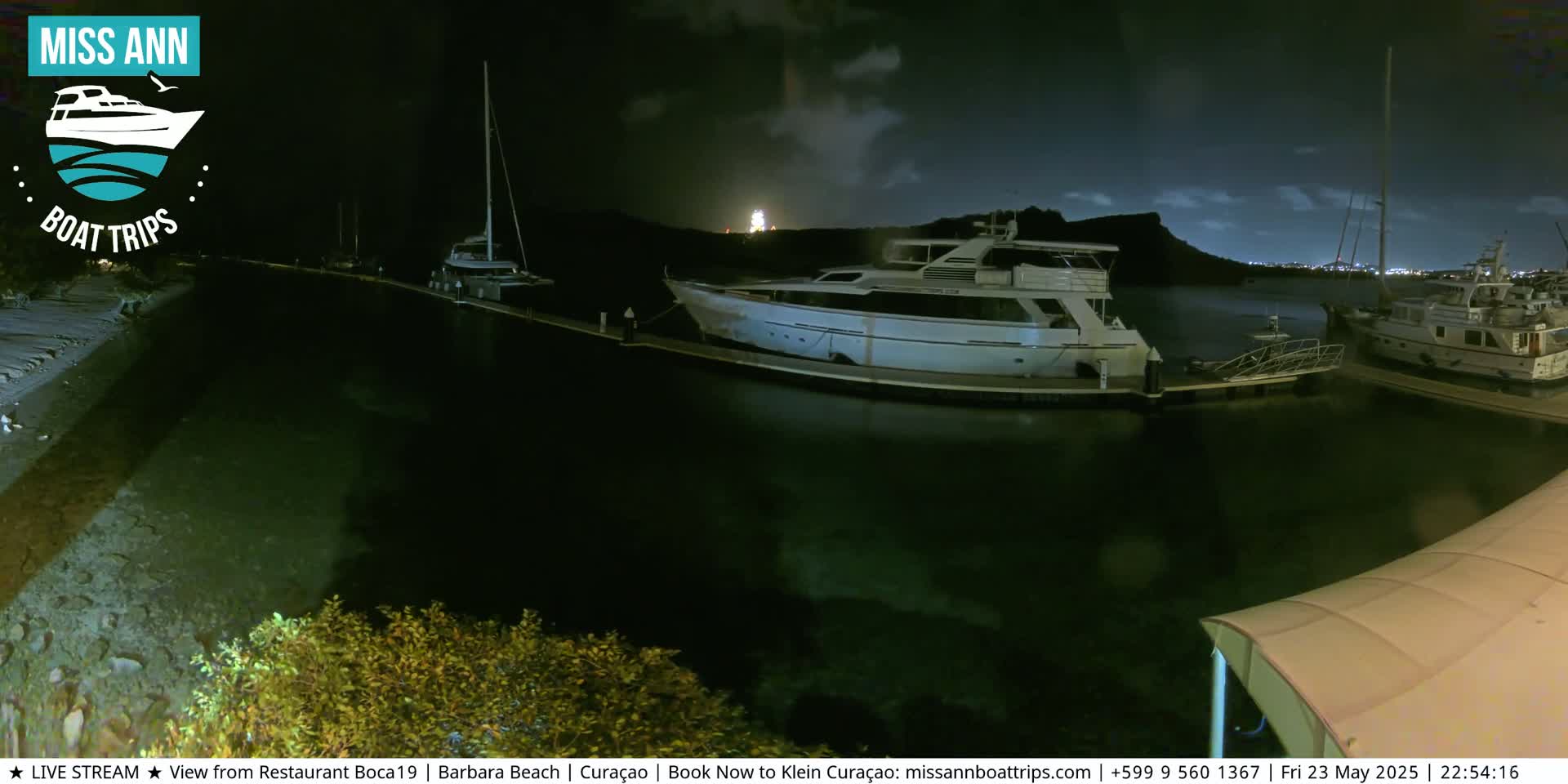 Carribean, Curacao, Santa Barbara Beach Boat Trips Live Cam - Curacao, Curaçao, Netherland