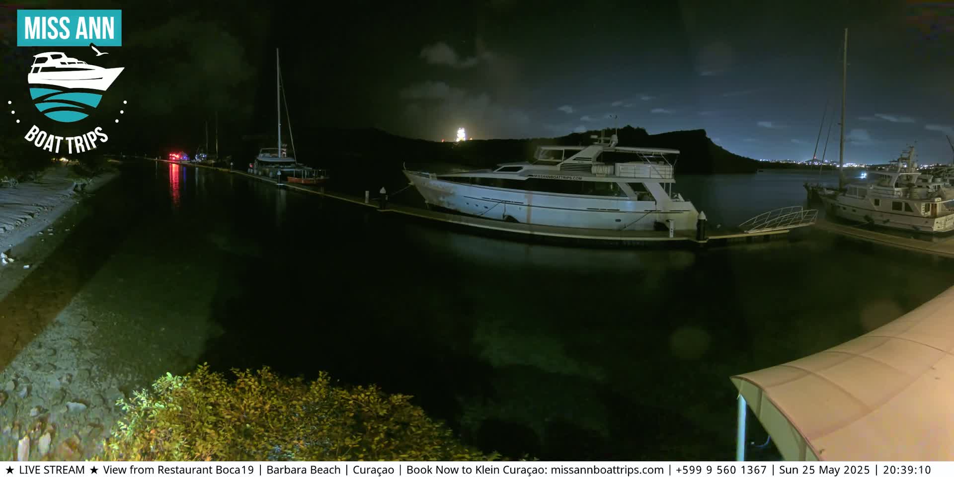 Carribean, Curacao, Santa Barbara Beach Boat Trips Live Cam - Curacao, Curaçao, Netherland