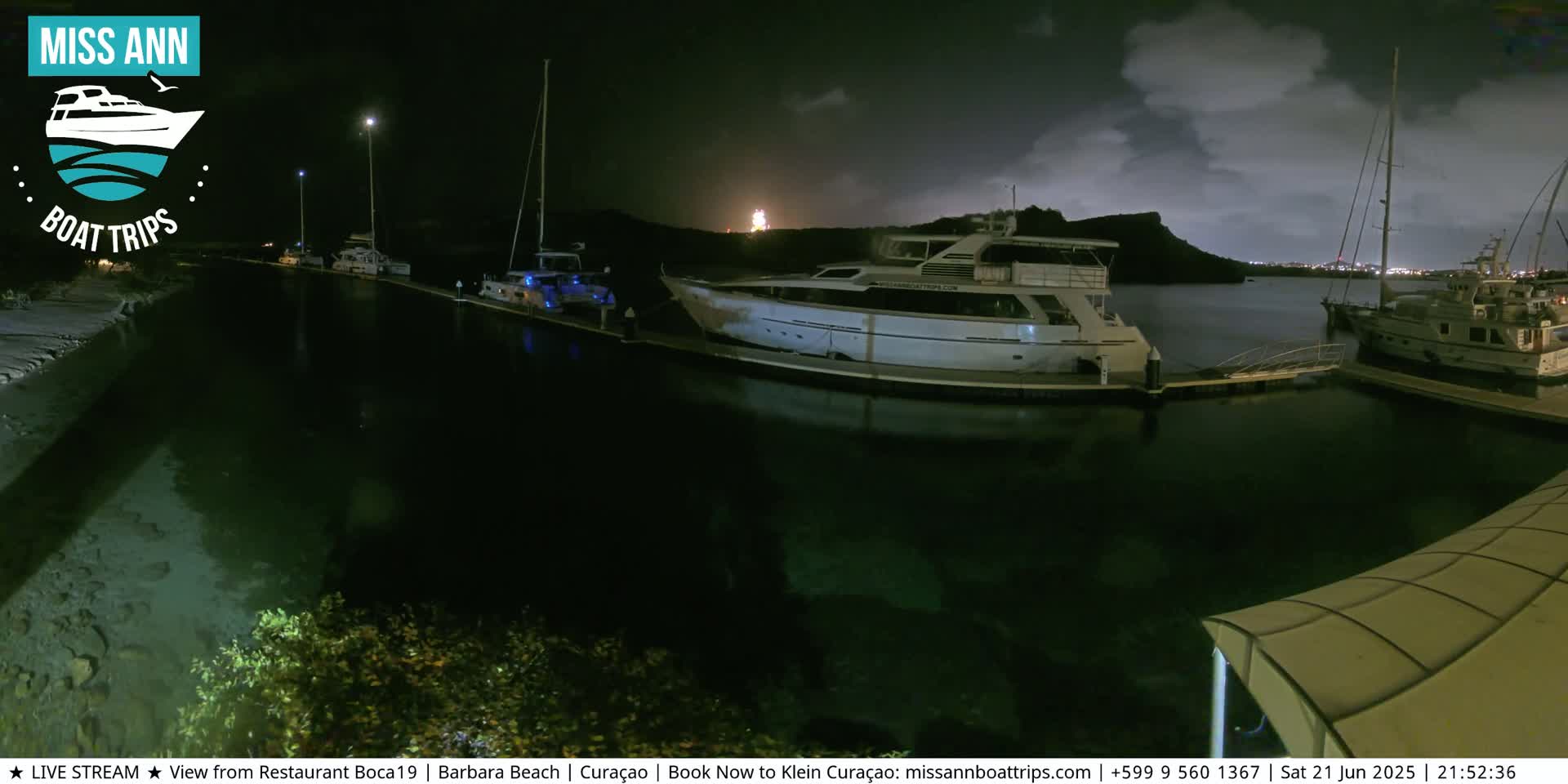 Carribean, Curacao, Santa Barbara Beach Boat Trips Live Cam - Curacao, Curaçao, Netherland