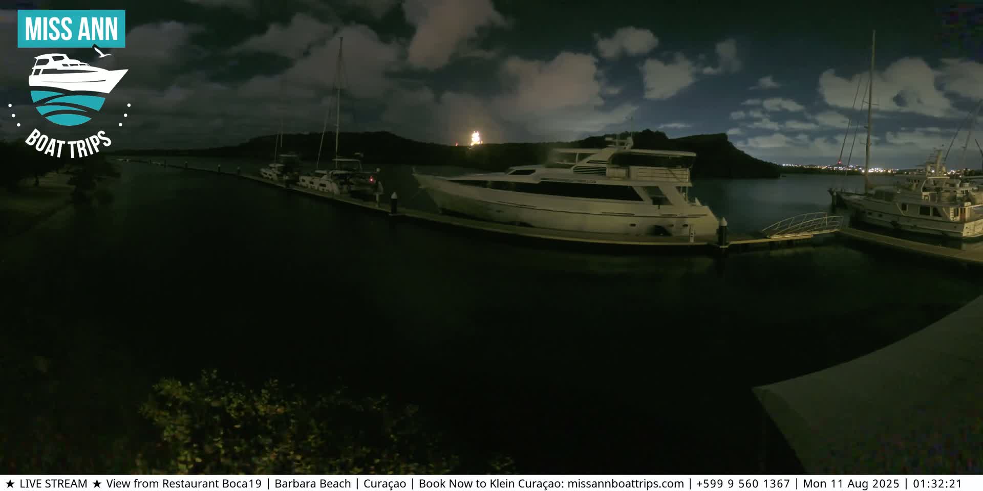 Carribean, Curacao, Santa Barbara Beach Boat Trips Live Cam - Curacao, Curaçao, Netherland