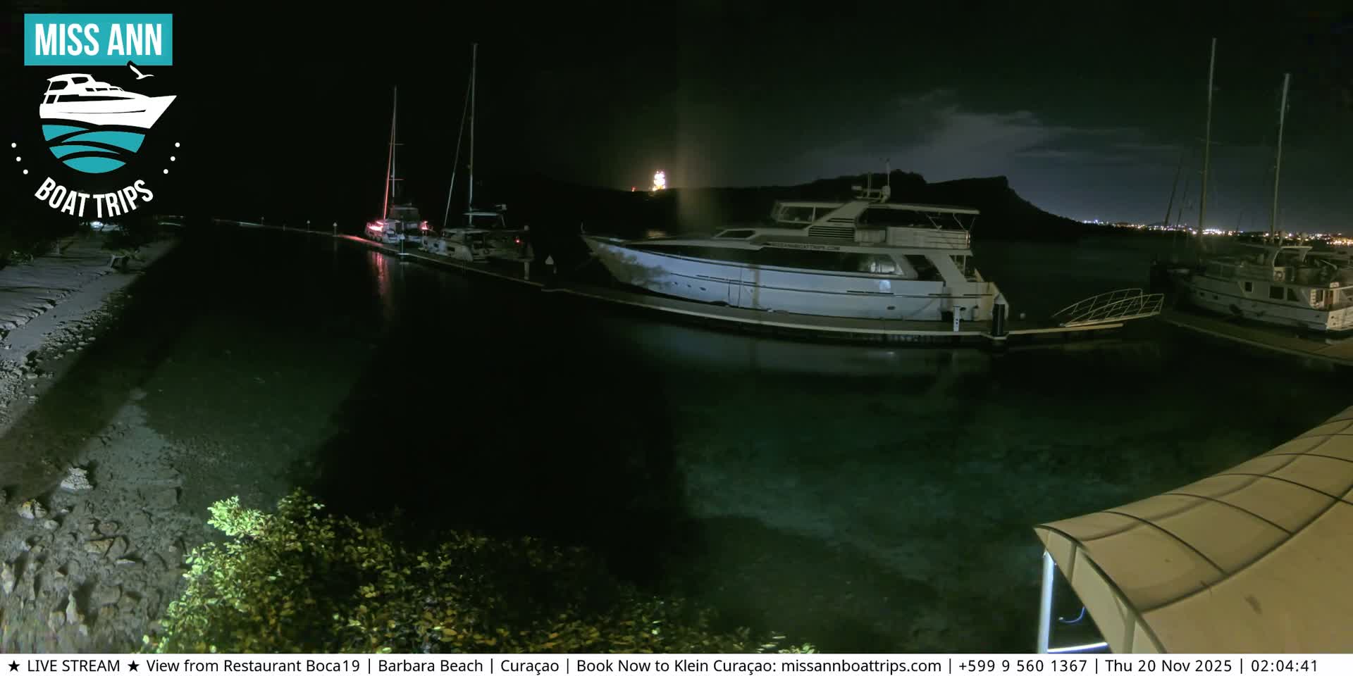 Carribean, Curacao, Santa Barbara Beach Boat Trips Live Cam - Curacao, Curaçao, Netherland