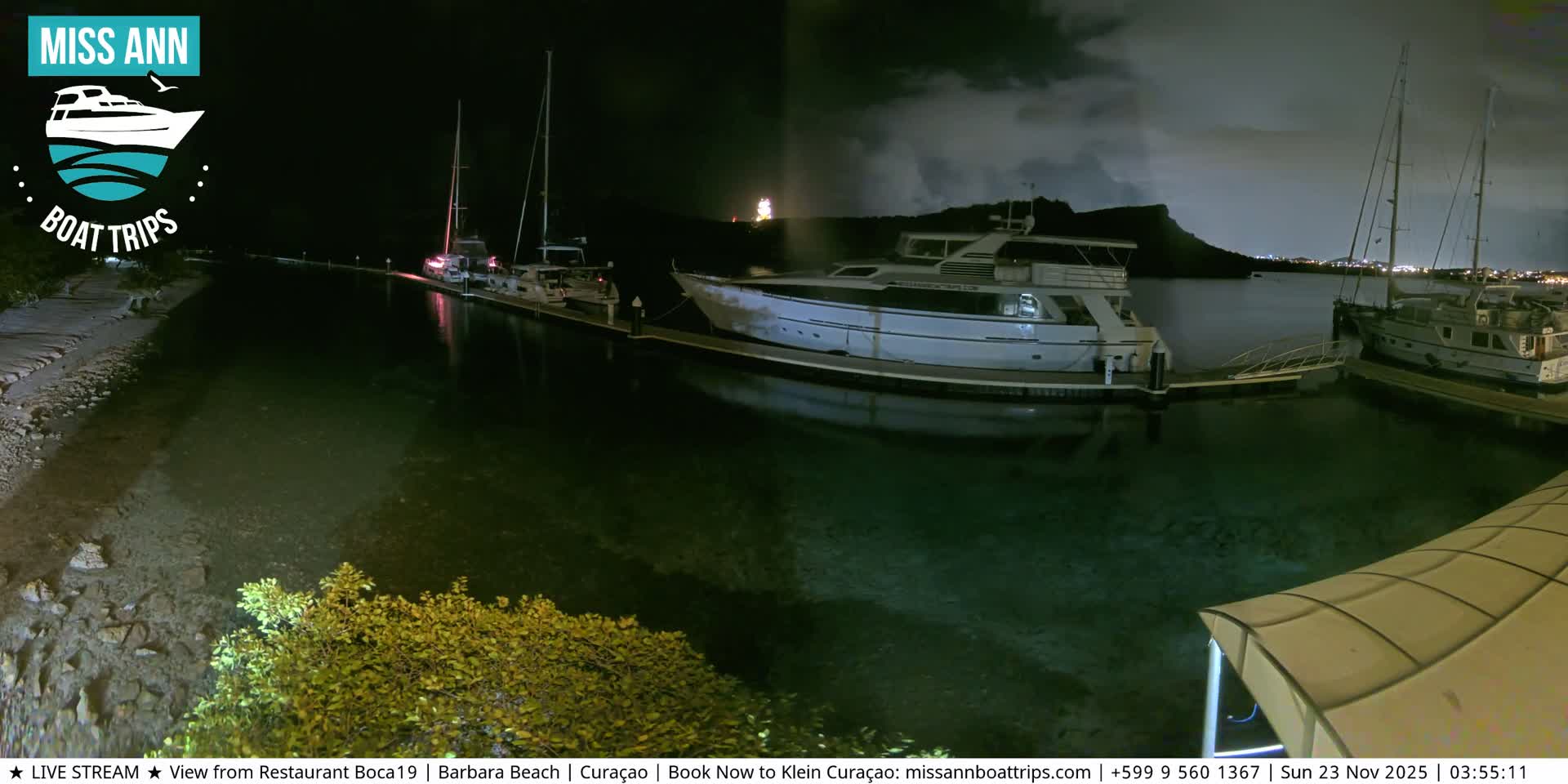 Carribean, Curacao, Santa Barbara Beach Boat Trips Live Cam - Curacao, Curaçao, Netherland