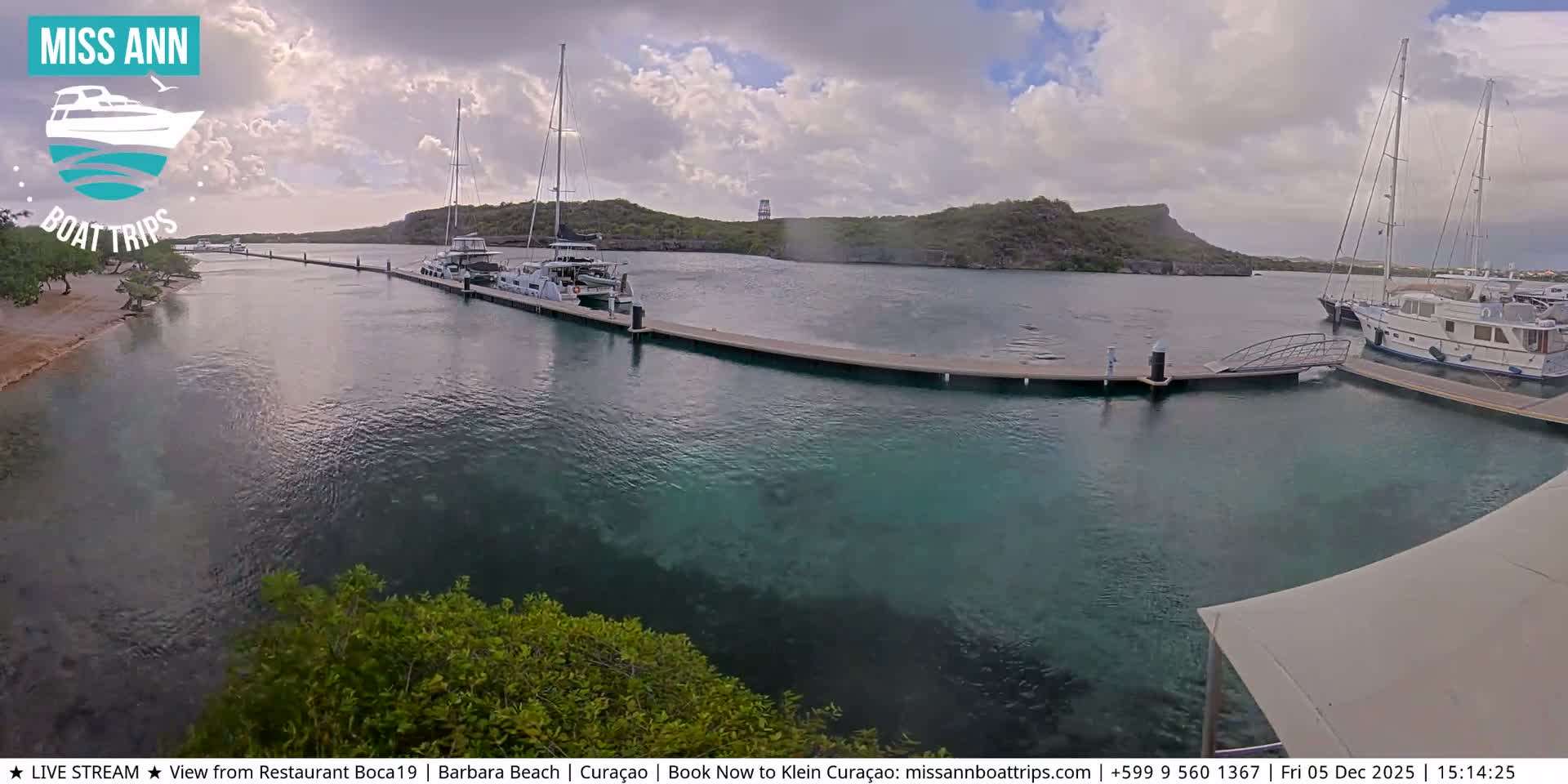 Carribean, Curacao, Santa Barbara Beach Boat Trips Live Cam - Curacao, Curaçao, Netherland
