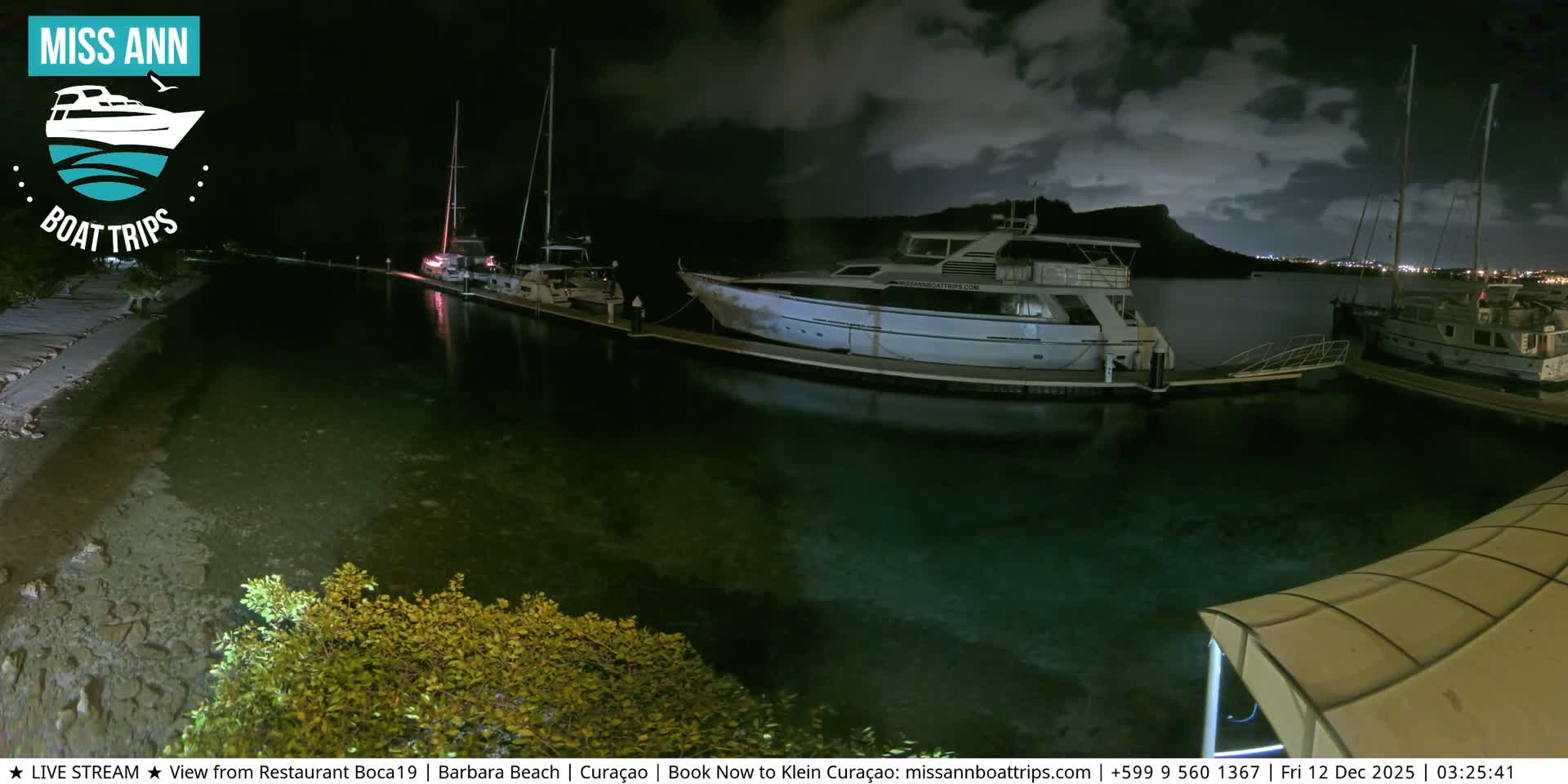 Carribean, Curacao, Santa Barbara Beach Boat Trips Live Cam - Curacao, Curaçao, Netherland