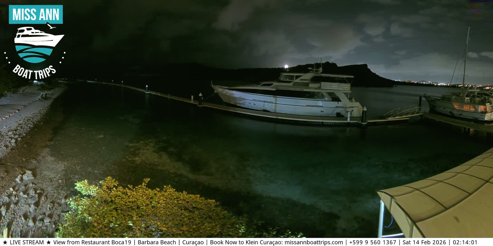 Carribean, Curacao, Santa Barbara Beach Boat Trips Live Cam - Curacao, Curaçao, Netherland