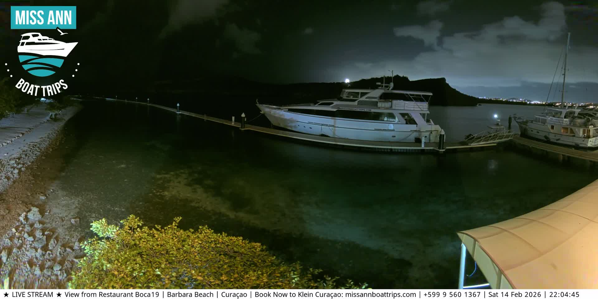 Carribean, Curacao, Santa Barbara Beach Boat Trips Live Cam - Curacao, Curaçao, Netherland