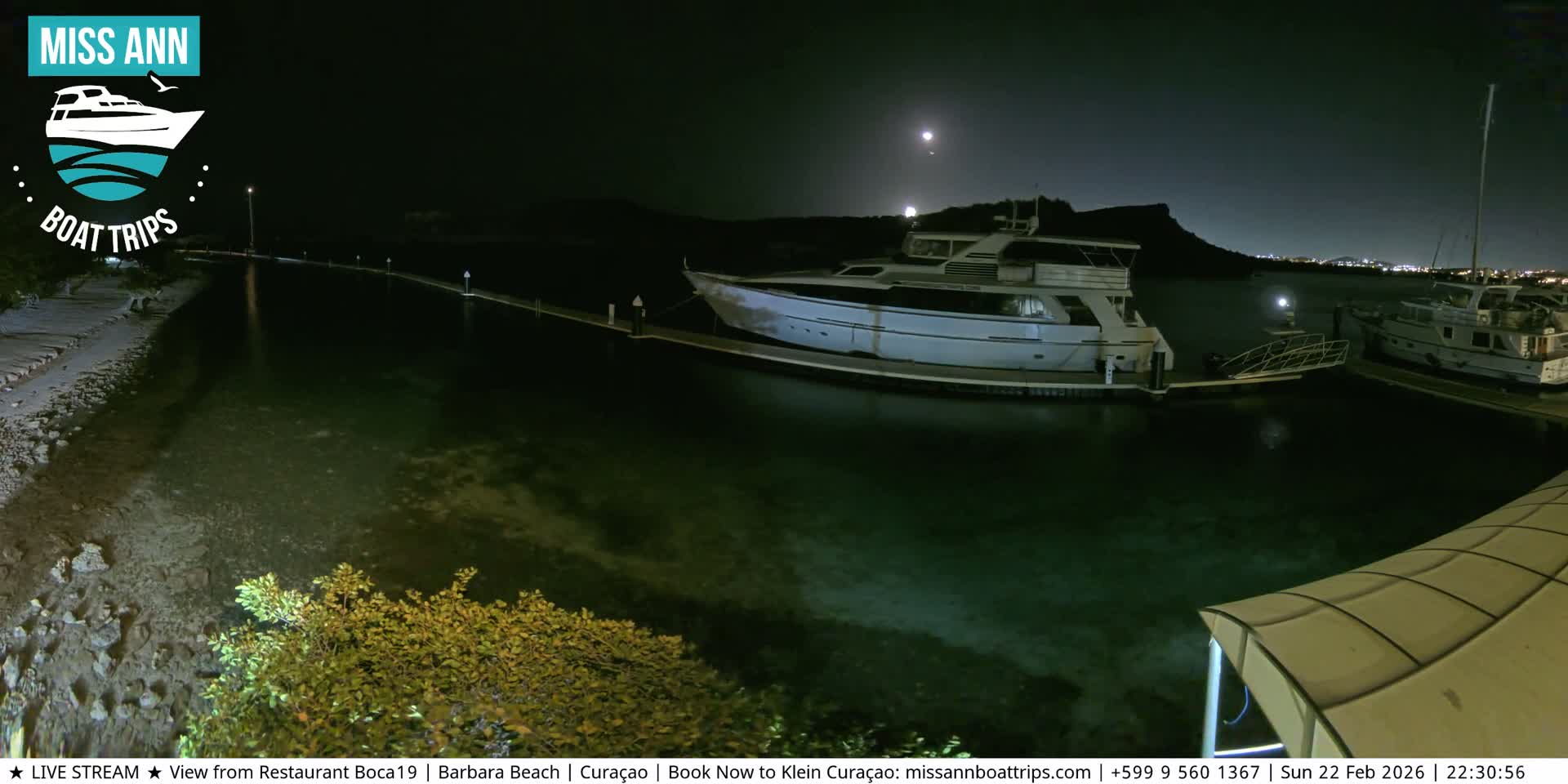 Carribean, Curacao, Santa Barbara Beach Boat Trips Live Cam - Curacao, Curaçao, Netherland