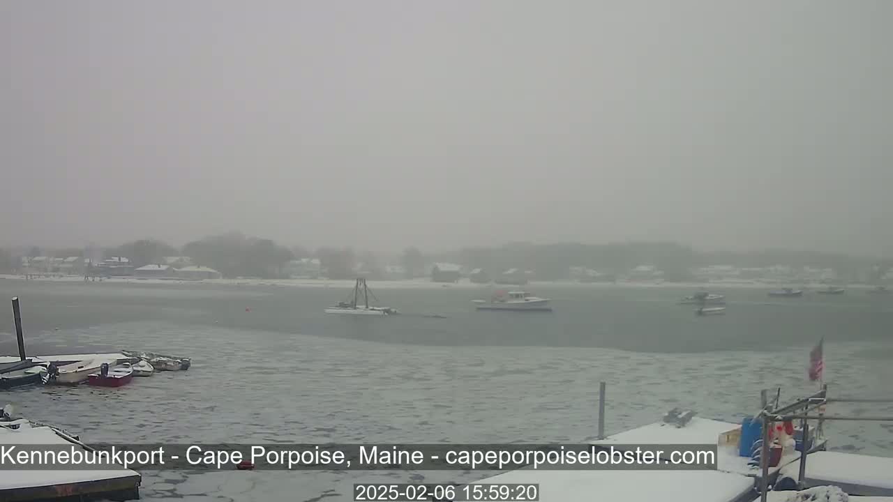 Cape Porpoise,  Inner Harbor Live Cam - Kennebunkport, Maine, USA