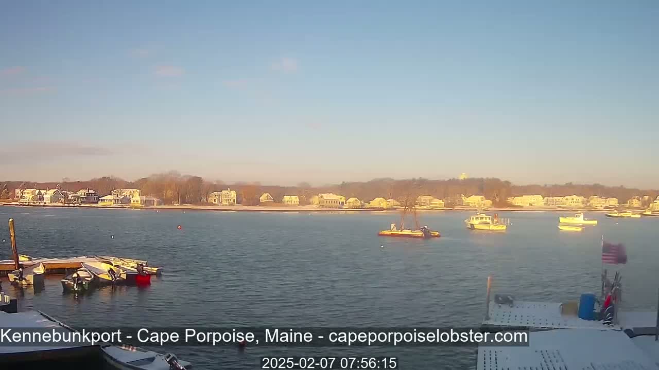 Cape Porpoise,  Inner Harbor Live Cam - Kennebunkport, Maine, USA