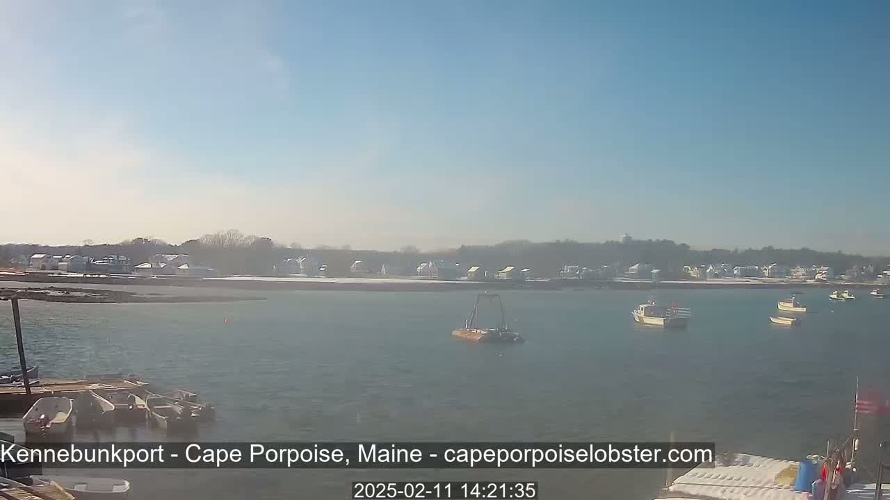 Cape Porpoise,  Inner Harbor Live Cam - Kennebunkport, Maine, USA