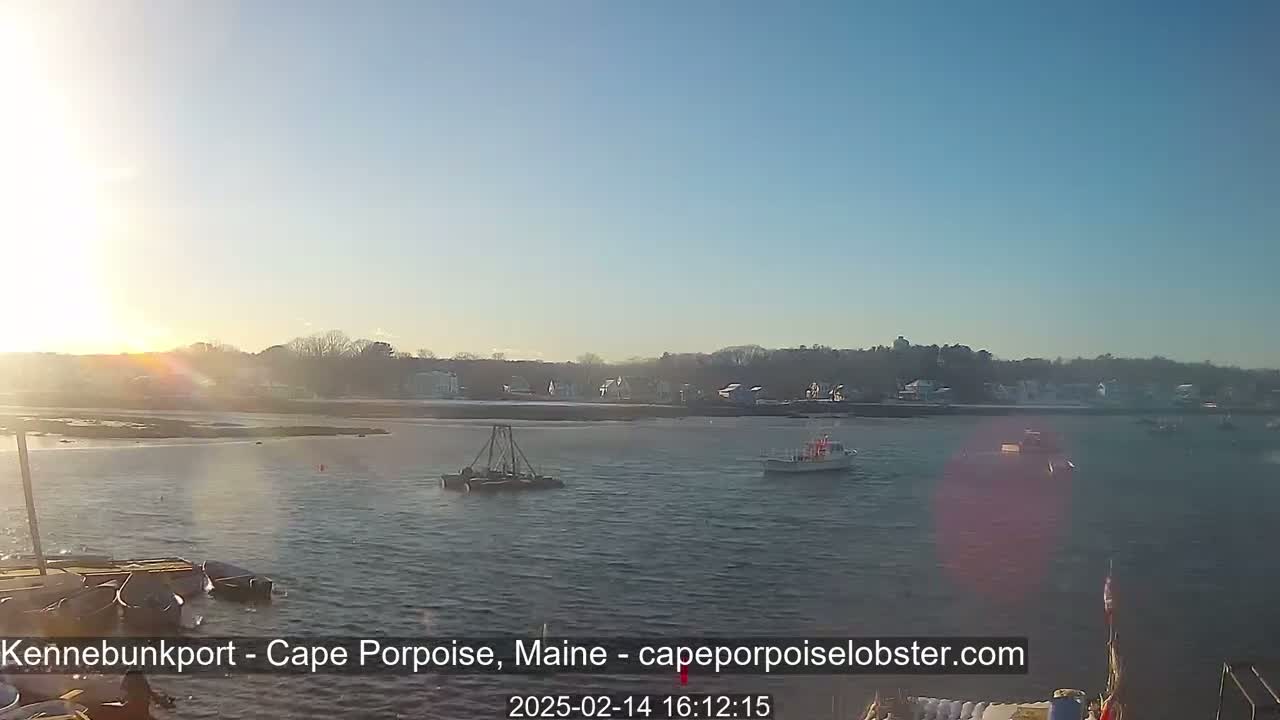 Cape Porpoise,  Inner Harbor Live Cam - Kennebunkport, Maine, USA