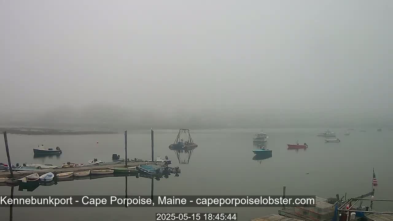 Cape Porpoise,  Inner Harbor Live Cam - Kennebunkport, Maine, USA