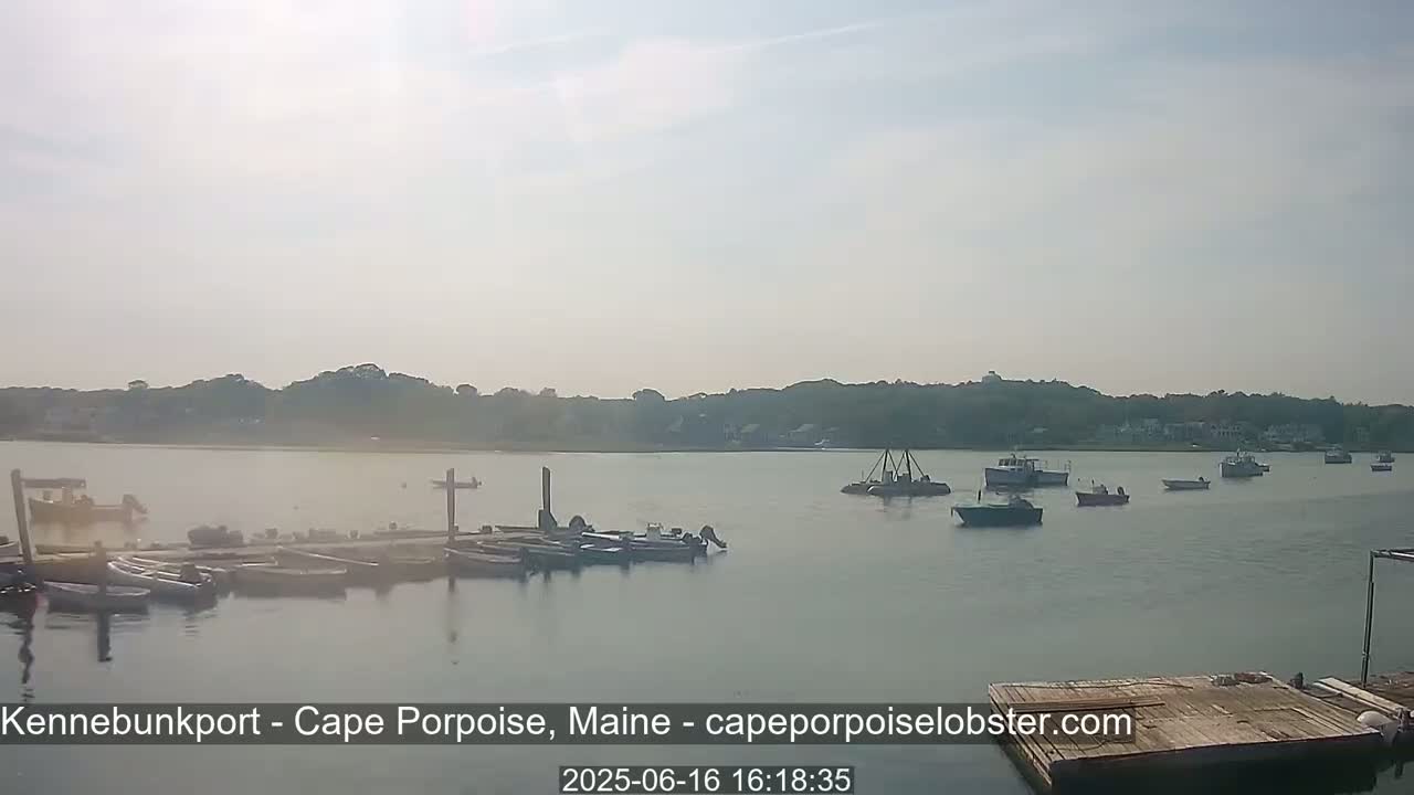 Cape Porpoise,  Inner Harbor Live Cam - Kennebunkport, Maine, USA