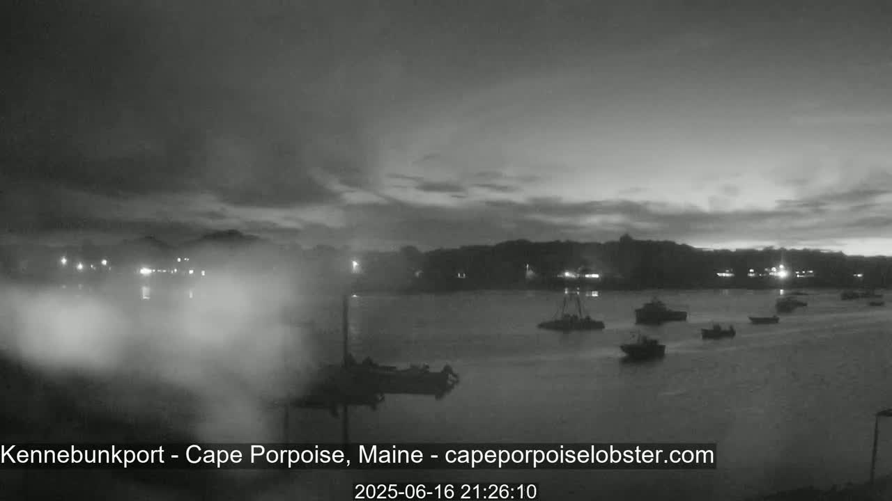 Cape Porpoise,  Inner Harbor Live Cam - Kennebunkport, Maine, USA