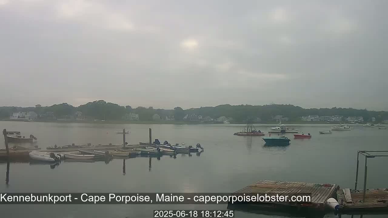 Cape Porpoise,  Inner Harbor Live Cam - Kennebunkport, Maine, USA