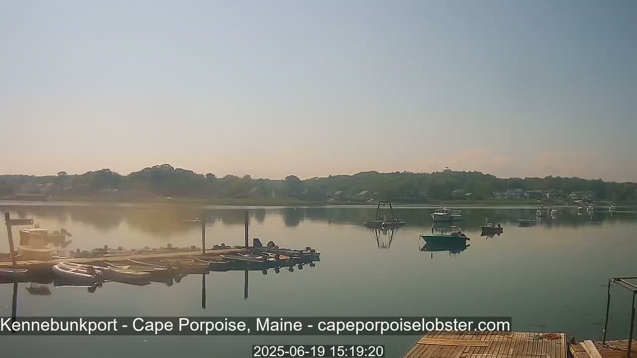 Cape Porpoise,  Inner Harbor Live Cam - Kennebunkport, Maine, USA