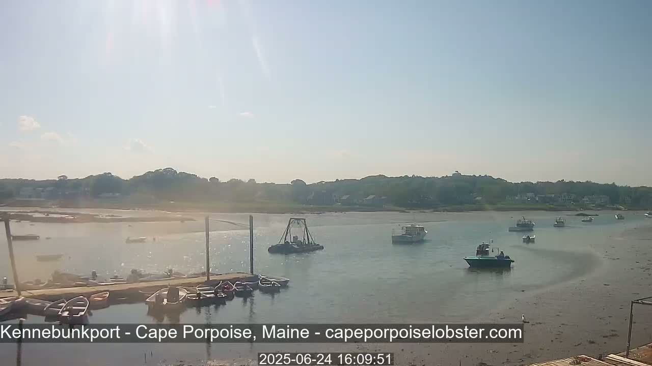 Cape Porpoise,  Inner Harbor Live Cam - Kennebunkport, Maine, USA
