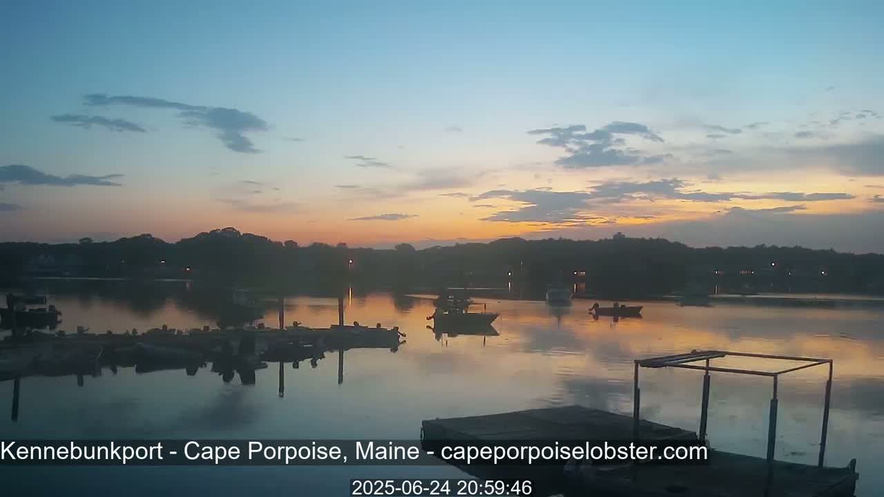 Cape Porpoise,  Inner Harbor Live Cam - Kennebunkport, Maine, USA