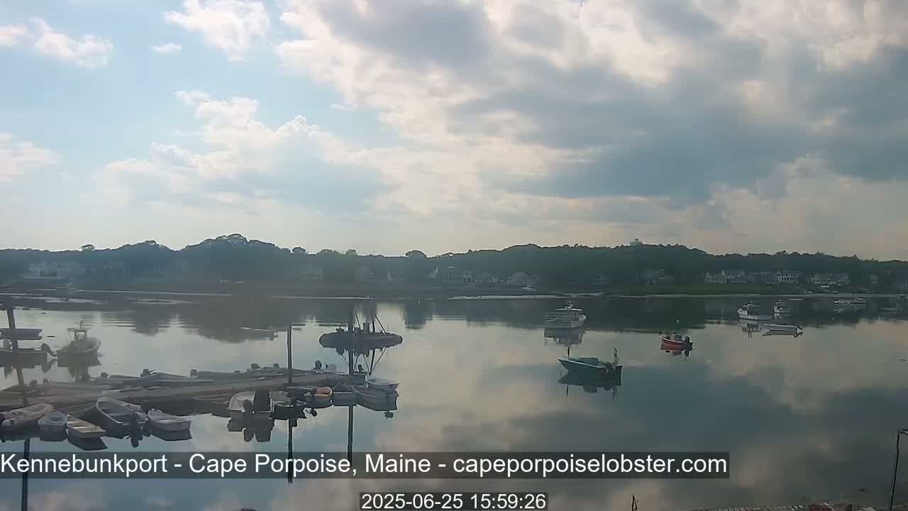 Cape Porpoise,  Inner Harbor Live Cam - Kennebunkport, Maine, USA