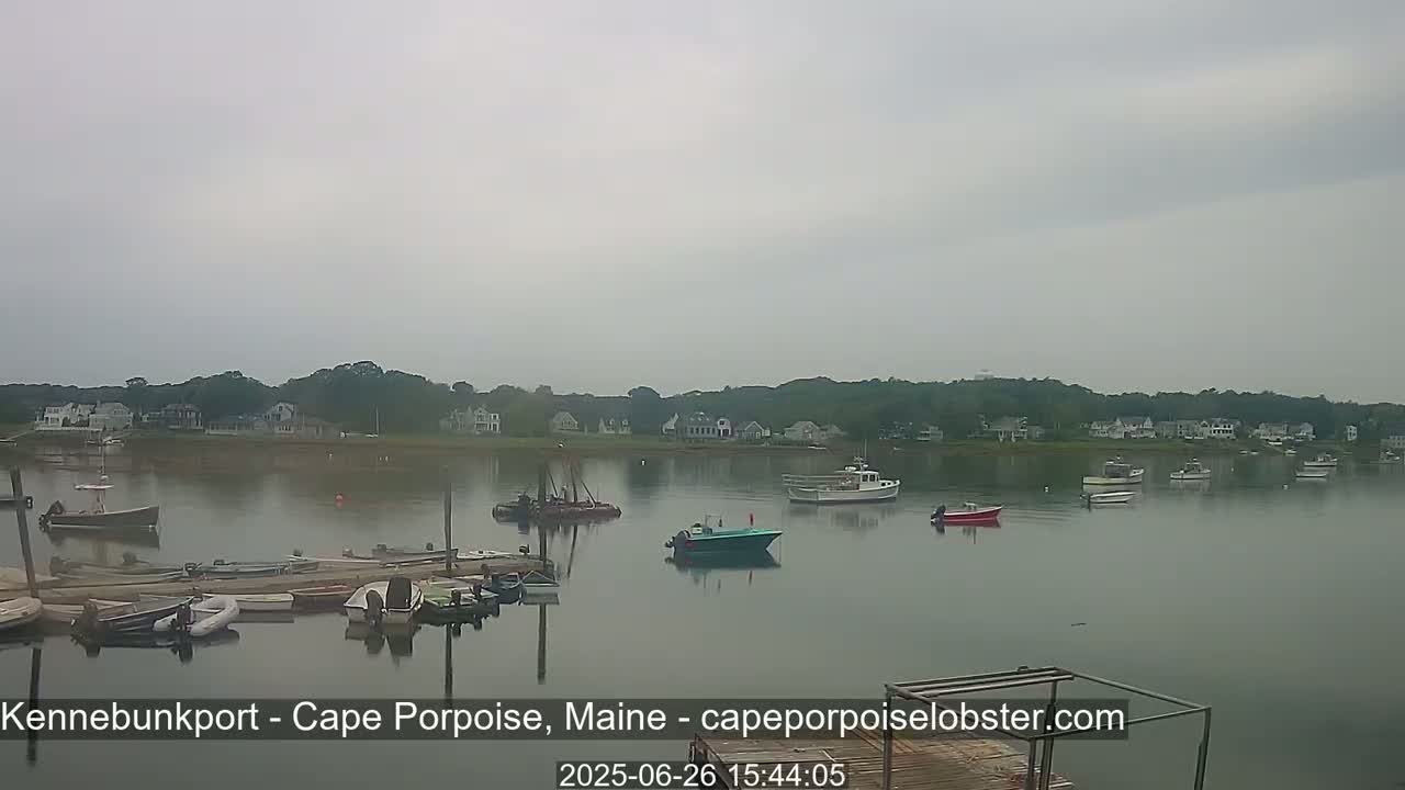 Cape Porpoise,  Inner Harbor Live Cam - Kennebunkport, Maine, USA