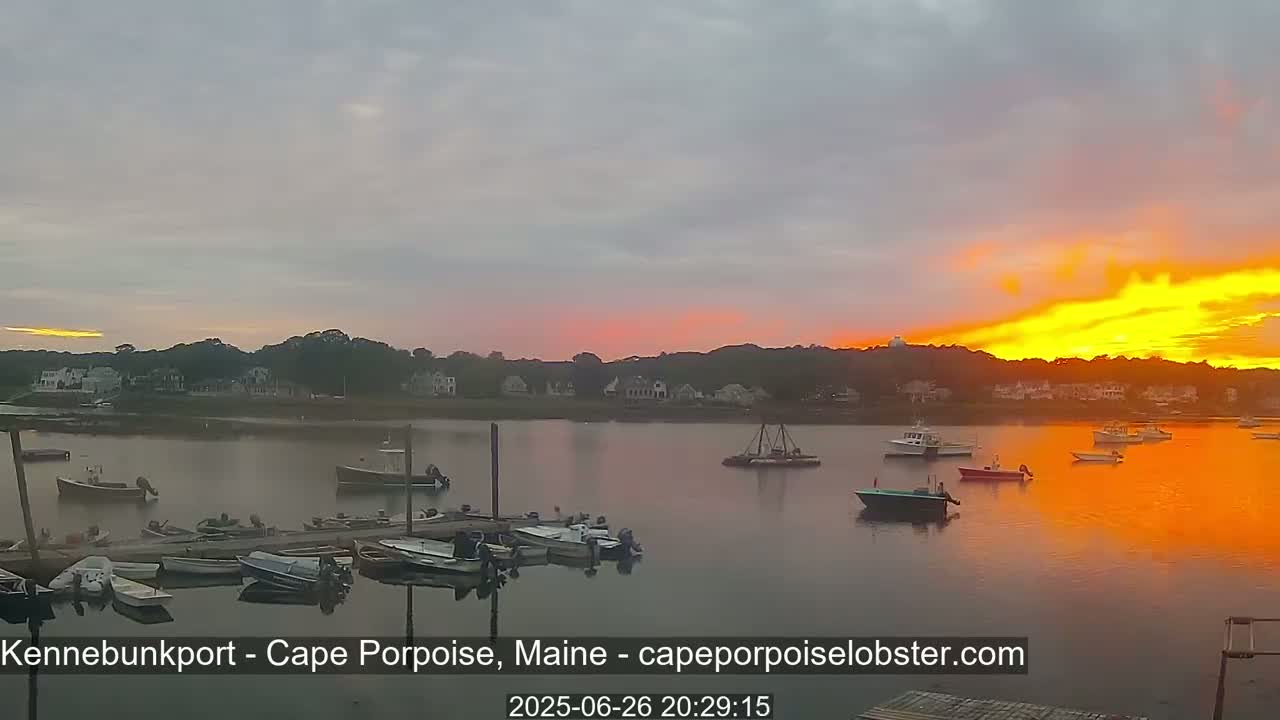 Cape Porpoise,  Inner Harbor Live Cam - Kennebunkport, Maine, USA