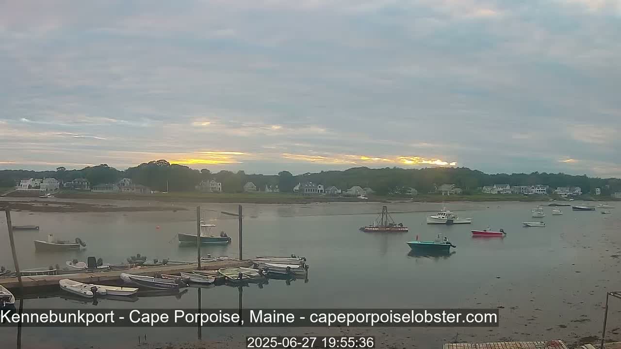 Cape Porpoise,  Inner Harbor Live Cam - Kennebunkport, Maine, USA