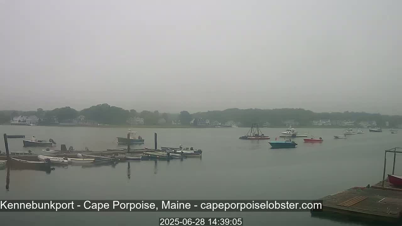 Cape Porpoise,  Inner Harbor Live Cam - Kennebunkport, Maine, USA