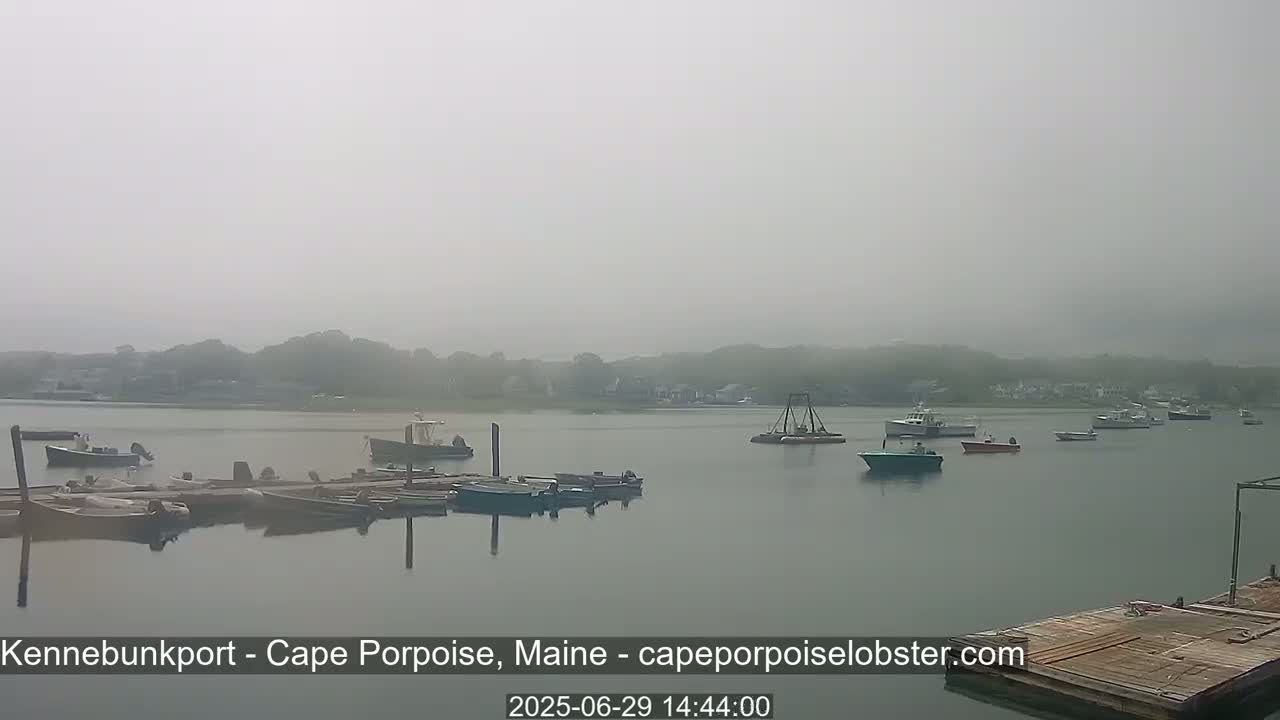 Cape Porpoise,  Inner Harbor Live Cam - Kennebunkport, Maine, USA