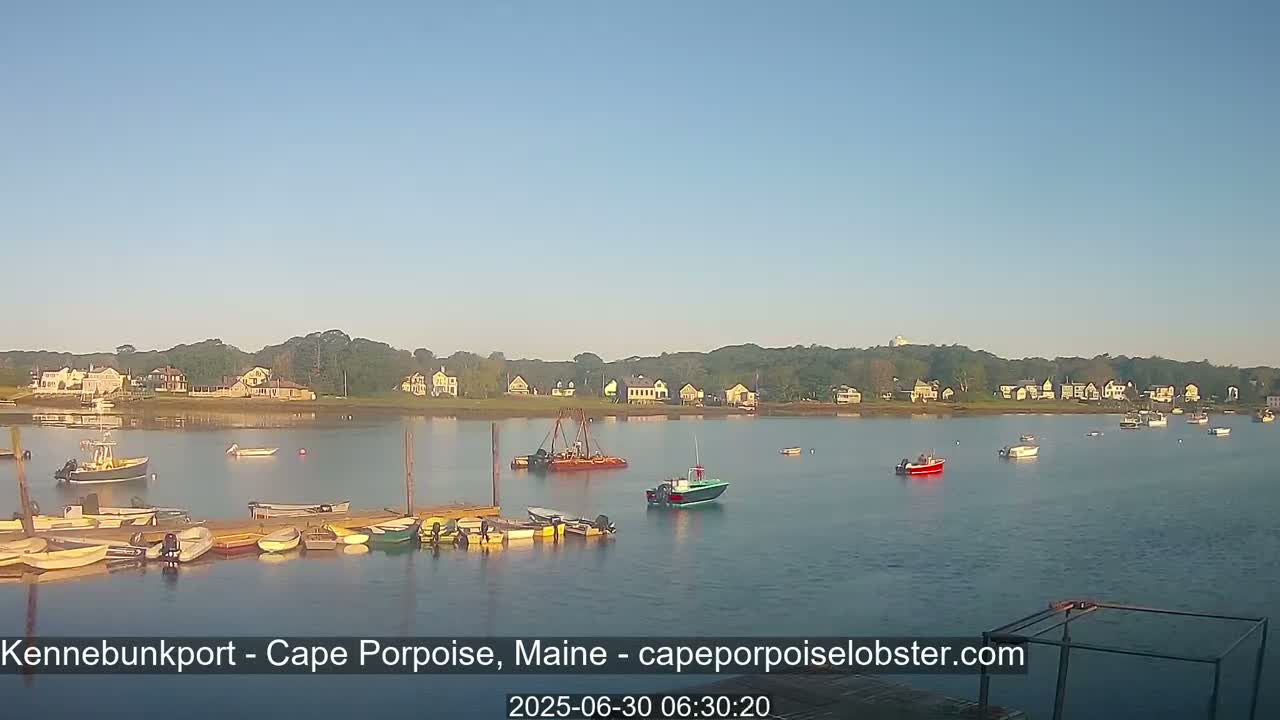 Cape Porpoise,  Inner Harbor Live Cam - Kennebunkport, Maine, USA
