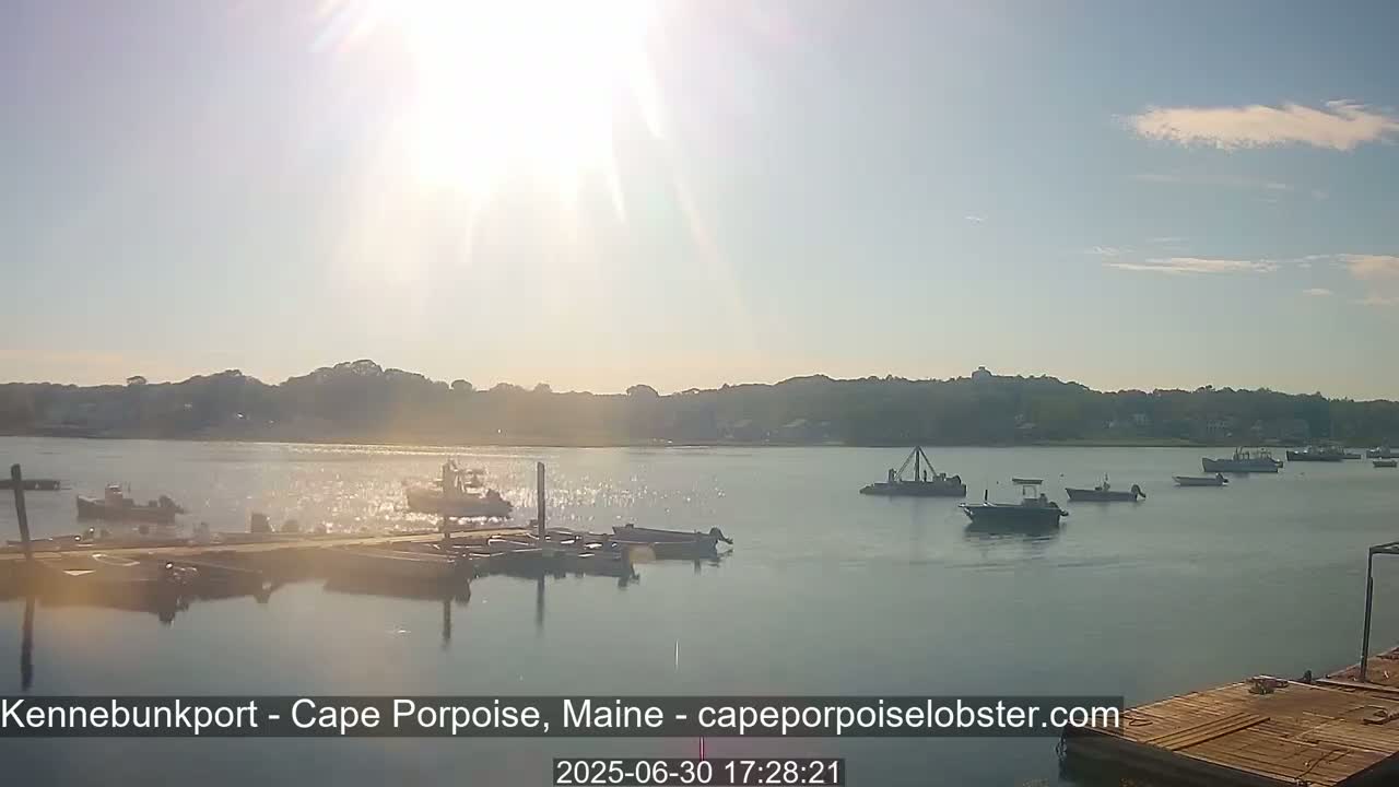 Cape Porpoise,  Inner Harbor Live Cam - Kennebunkport, Maine, USA