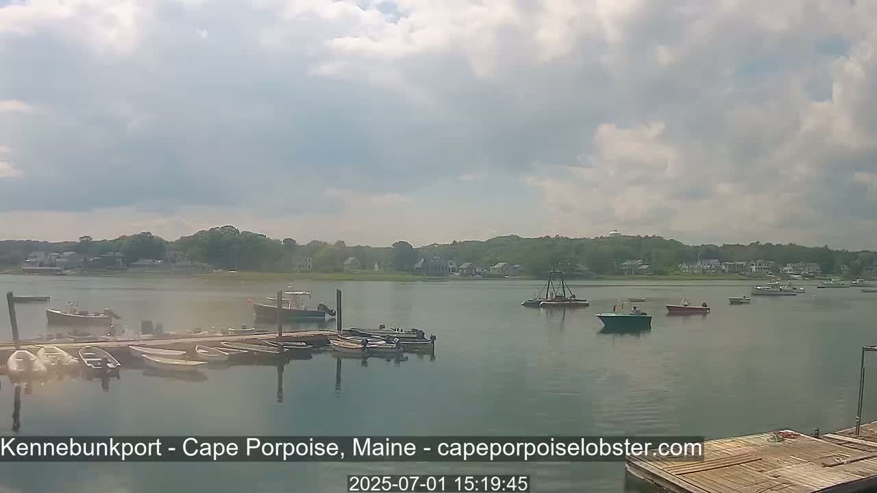 Cape Porpoise,  Inner Harbor Live Cam - Kennebunkport, Maine, USA